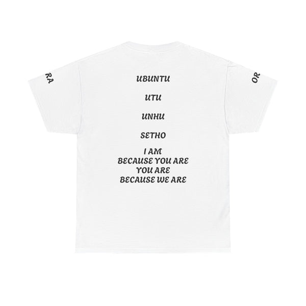 Africa Map T‑Shirt — "Ubuntu: I Am Because You Are" Graphic Tee