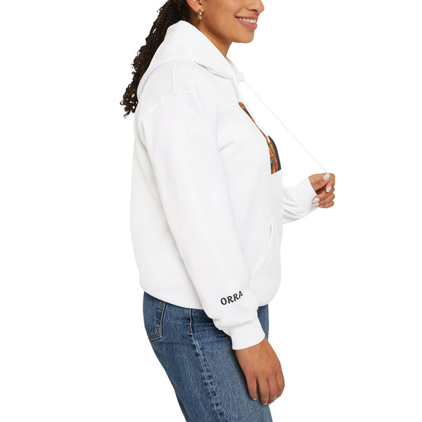 Ubuntu Silhouette Hoodie — Afrocentric Arch Design Hoodie