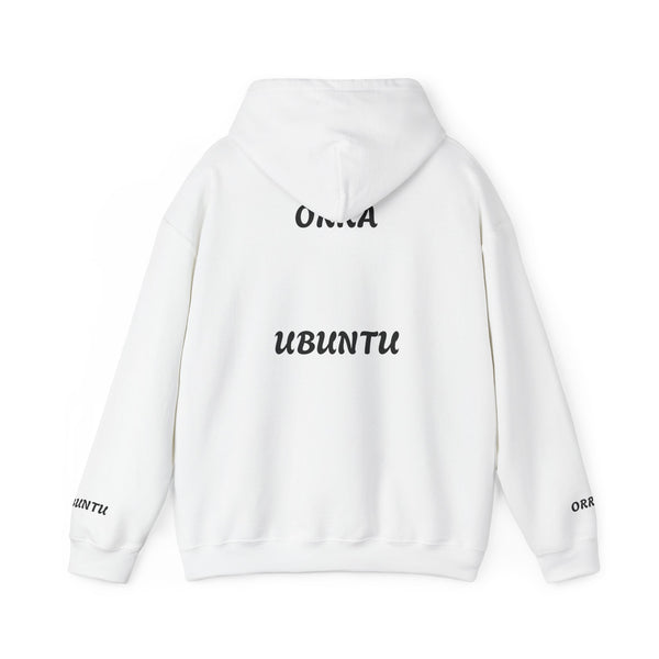 Ubuntu Silhouette Hoodie — Afrocentric Arch Design Hoodie