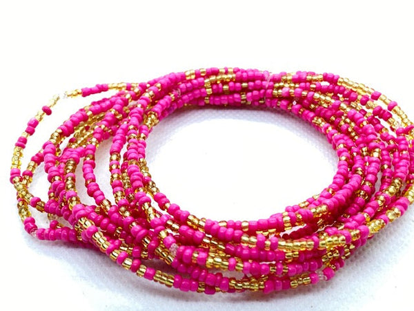 Beaded Bracelets Stackable | 10 |  Red Range